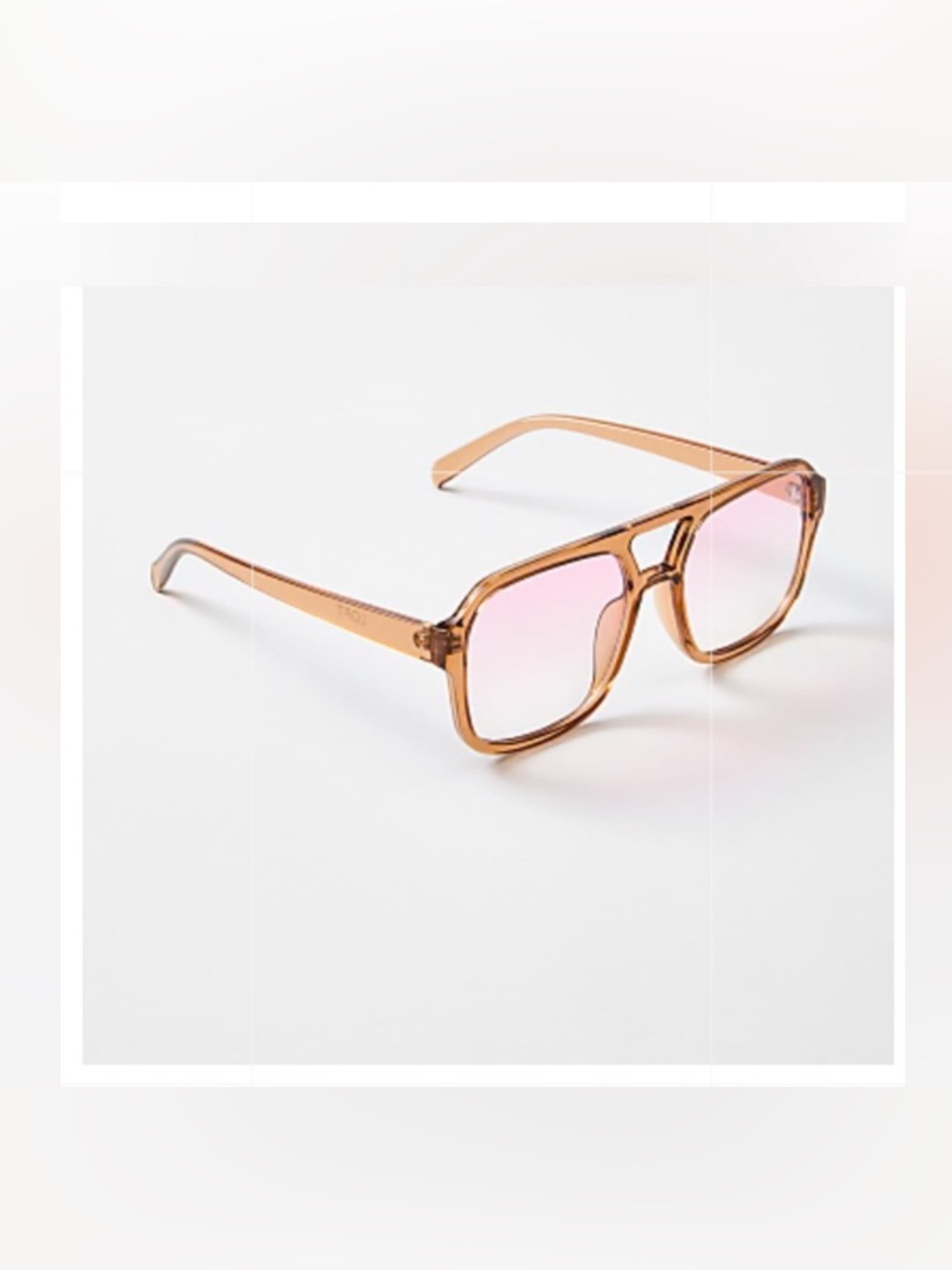 LOFT modern aviator Sunglasses